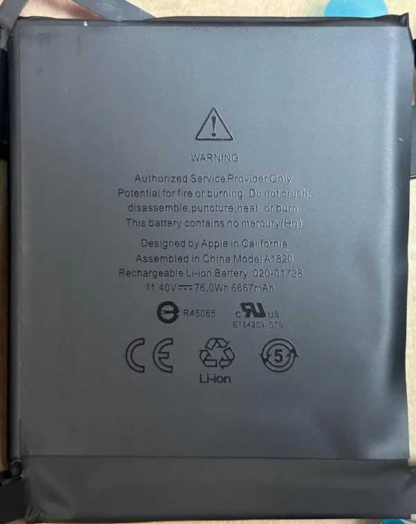 Genuine Battery A1820 for Macbook Pro Retina