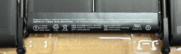 Genuine Battery A1493 6330mAh For MacBook Pro 13 inch Retina A1502