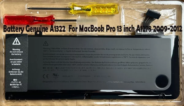 Genuine Battery A1322 For MacBook Pro 13 inch A1278