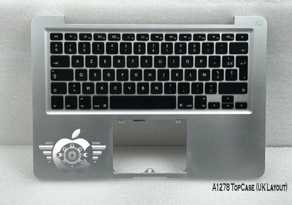 Top Case Palm Rest with UK Layout Keyboard for Apple Macbook Pro 13" A1278